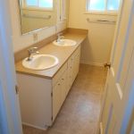 Completed bathroom remodel