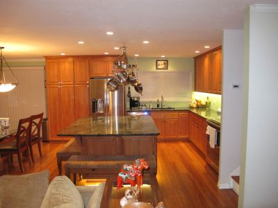 After view from living room and entry