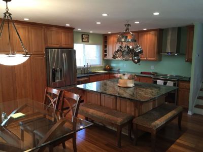 After view from dining/living rooms